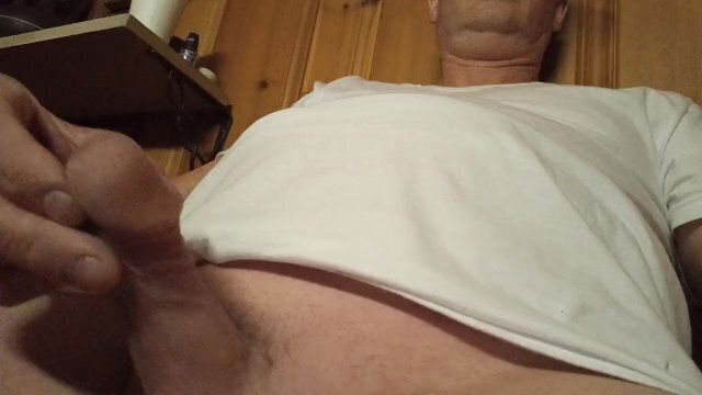 Cumming with half boner