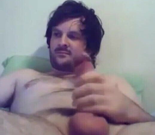 Sexy bearded wanking