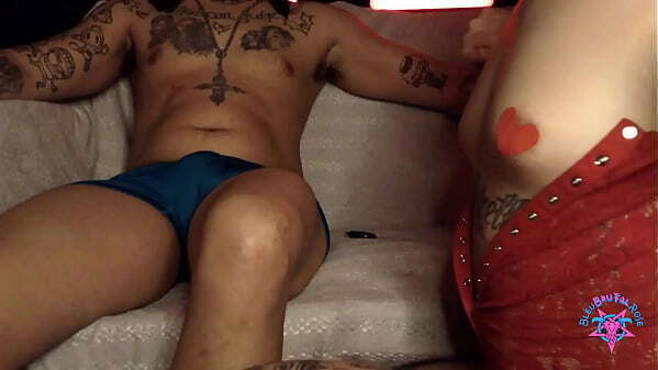 BleuBrutalRose Cerise BubbleCum interracial couple dick Lingerie