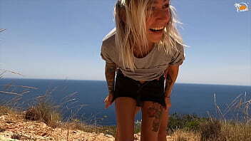 Polish tourists have fun in Spain