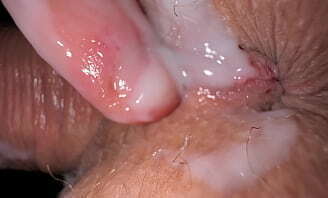 Close up fuck with creamy roommate, the hottest asshole