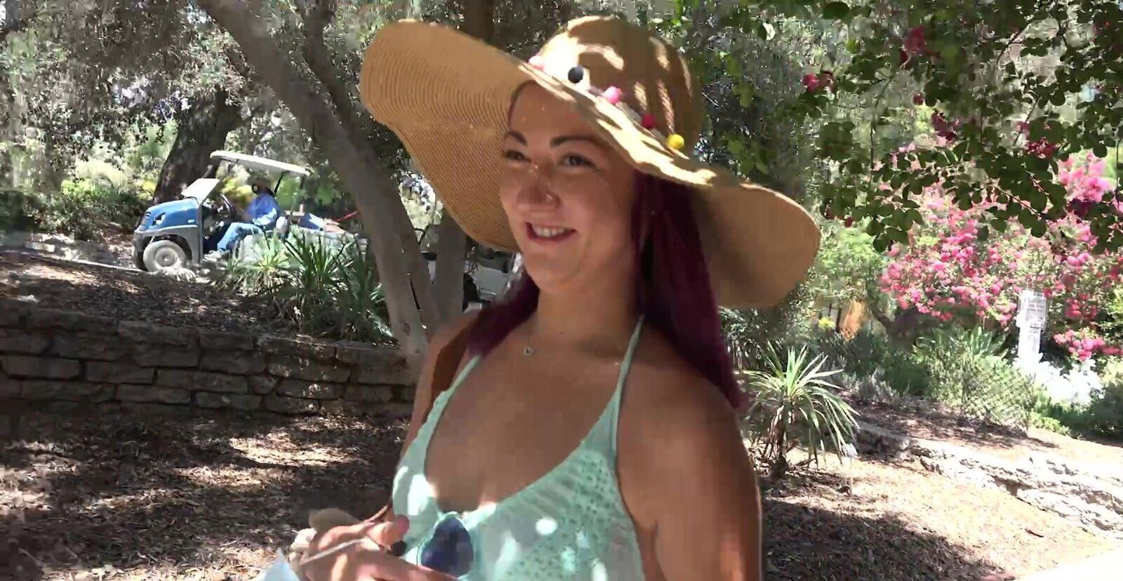 Outdoors video Adams giving head getting fucked doggy