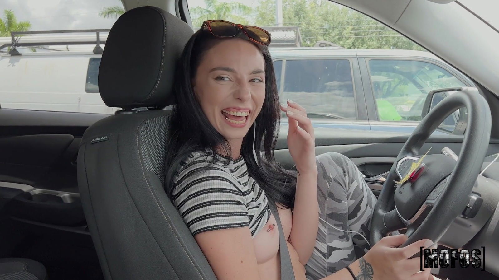 Fucking back with shaved pussy stranger Gianna