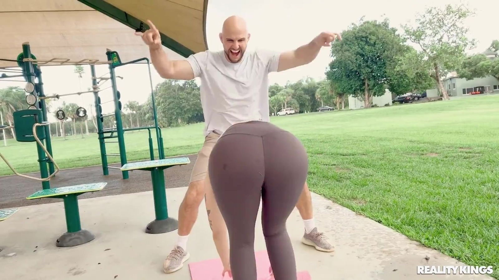 Sporty girl pounded Jmac after wet, sloppy gave