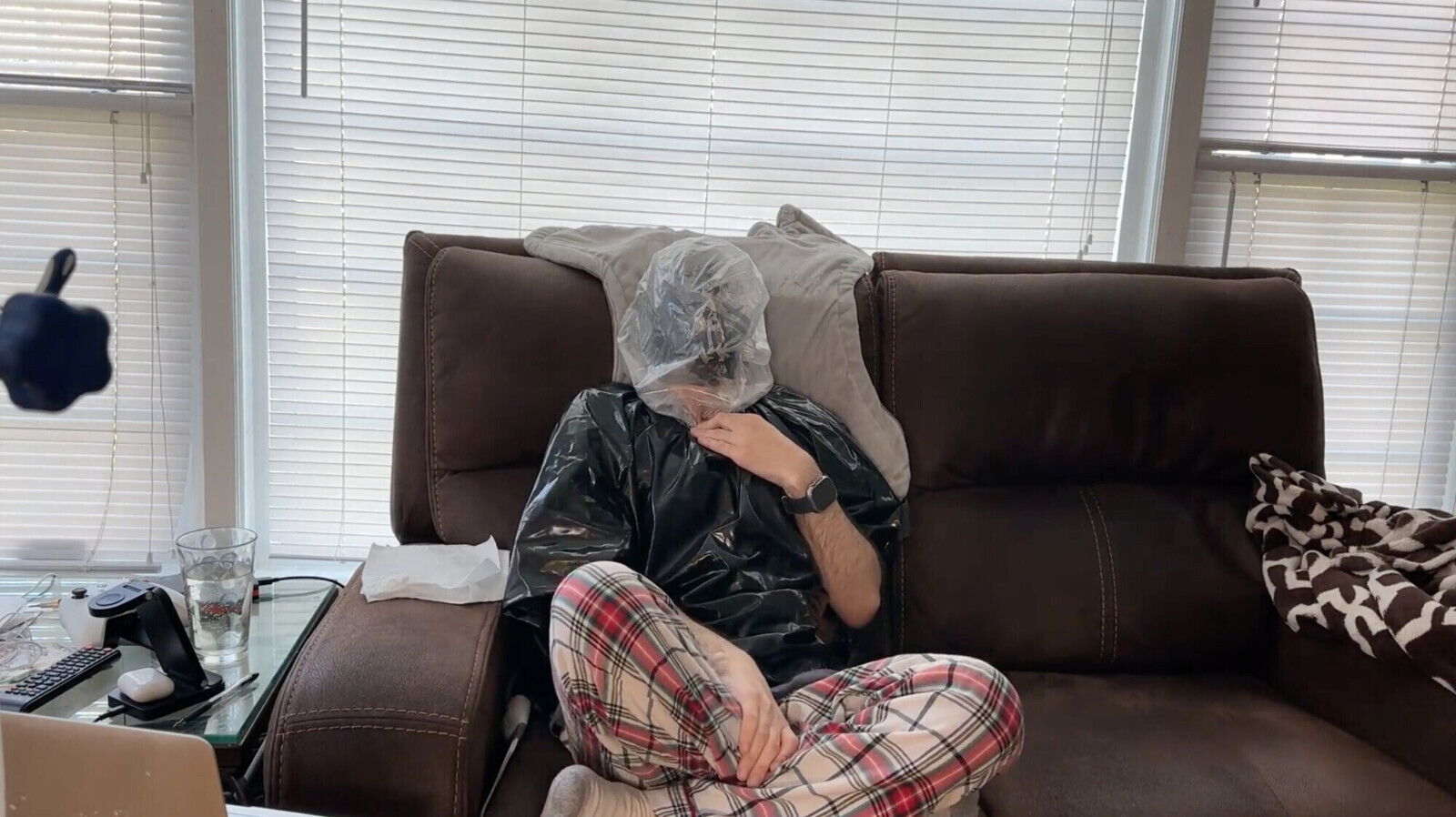 Having with swimcap punishment