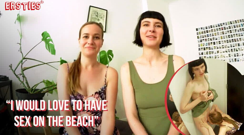 Ersties Lesbian Babes Fool Around Changing Room