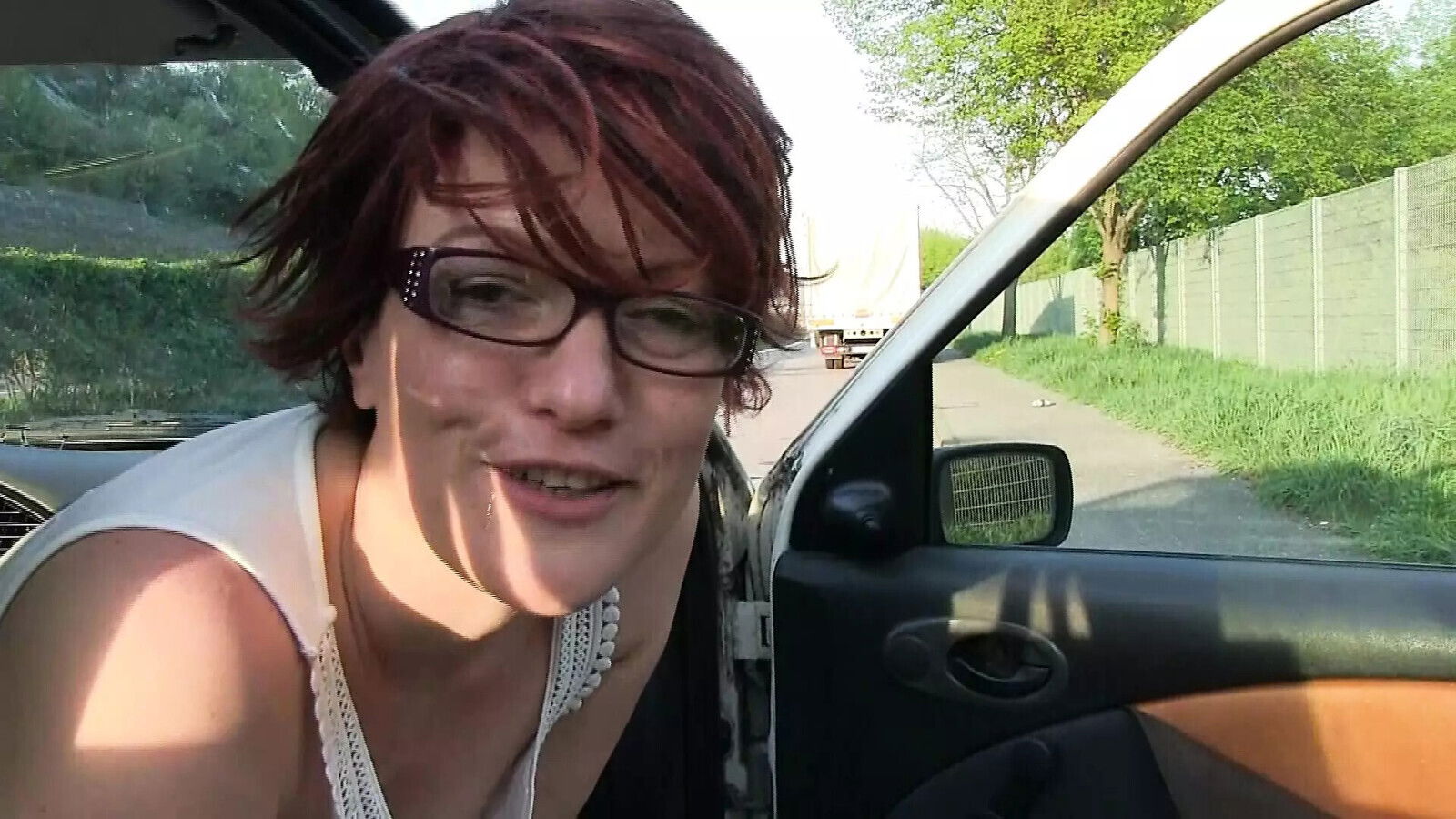 Fuck Public Highway Germany