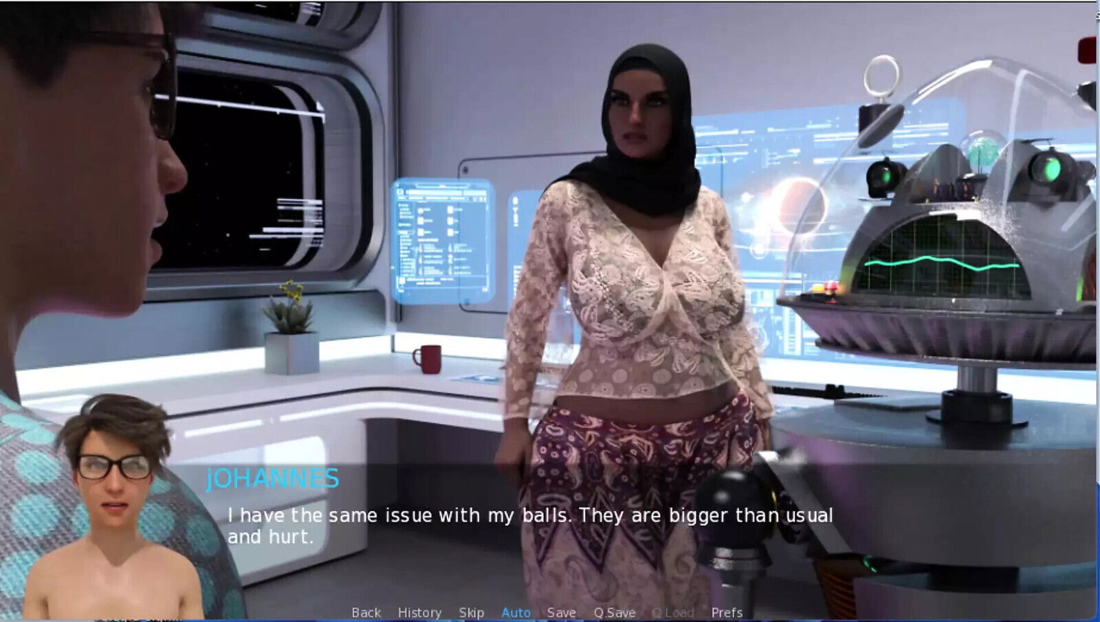 Alexandra gave Johannes blowjob fucked Johannes fucked Aisha