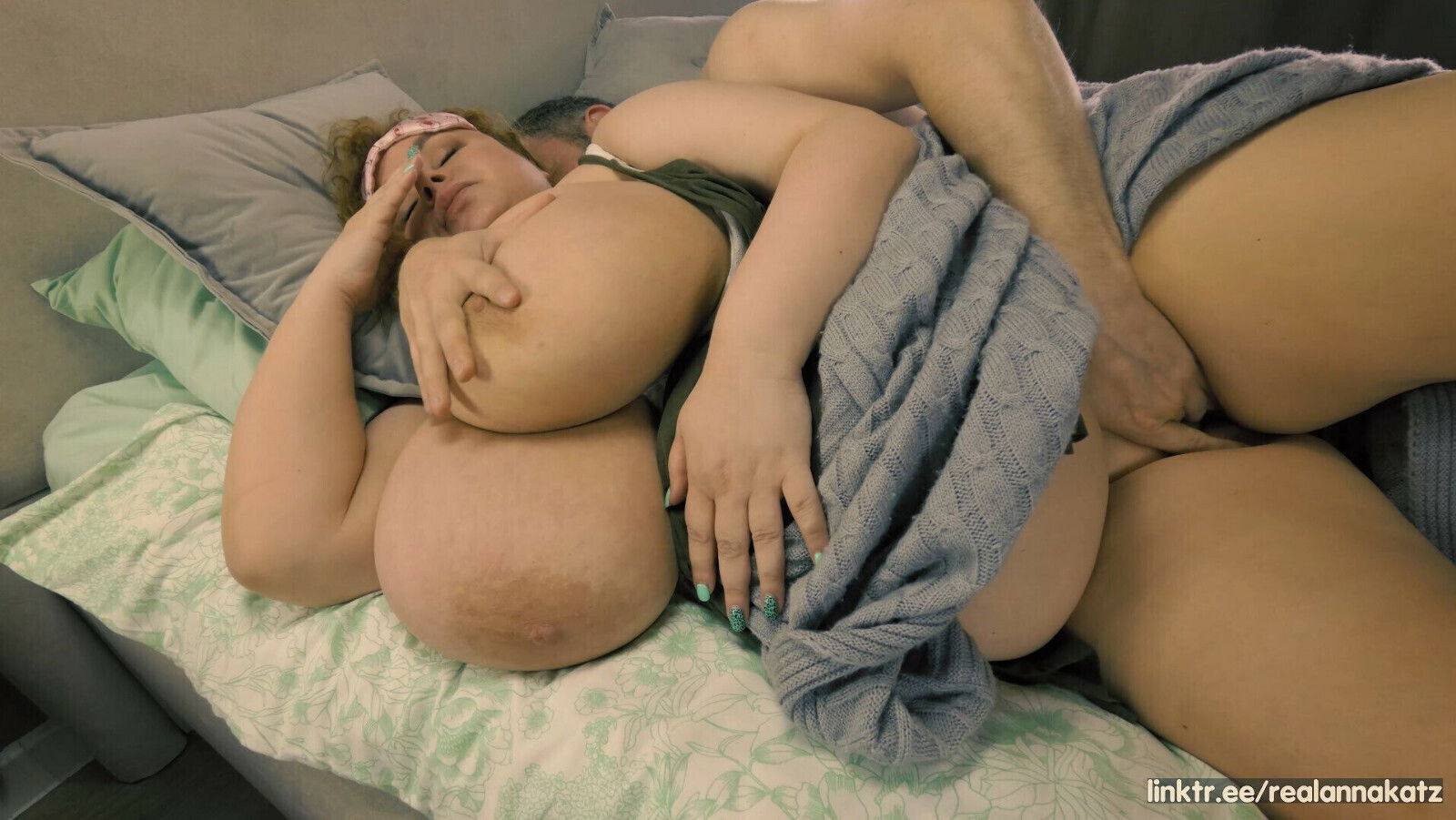 Stepson with busty stepmom. thinks it's husband first. fondled fucked