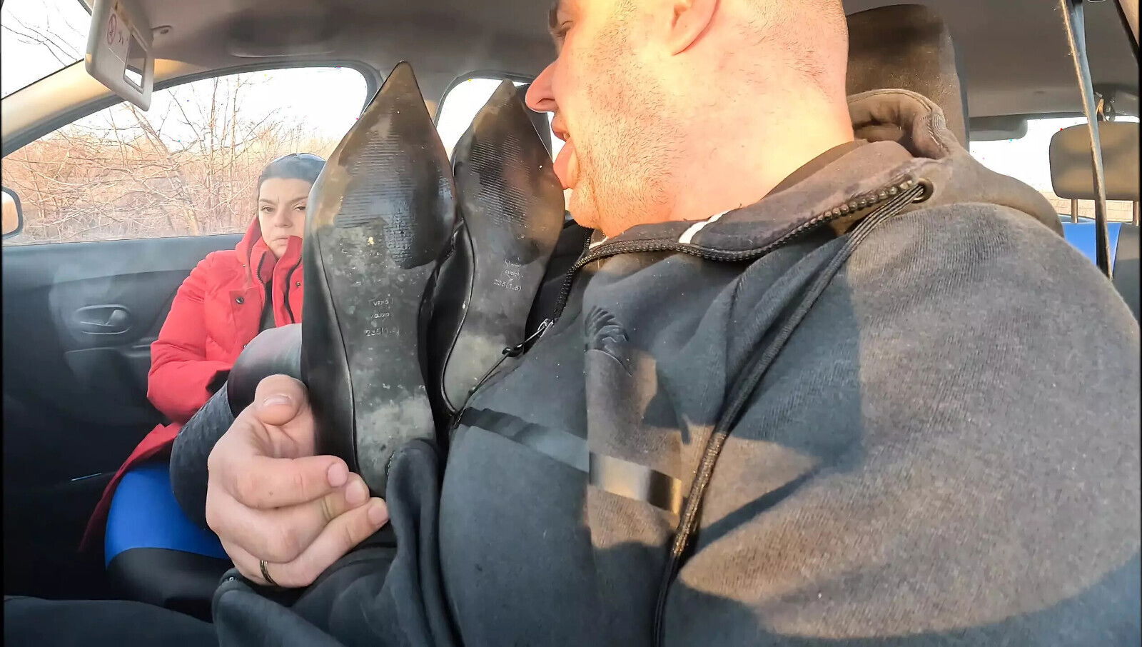 Bootworship trampling outdoor