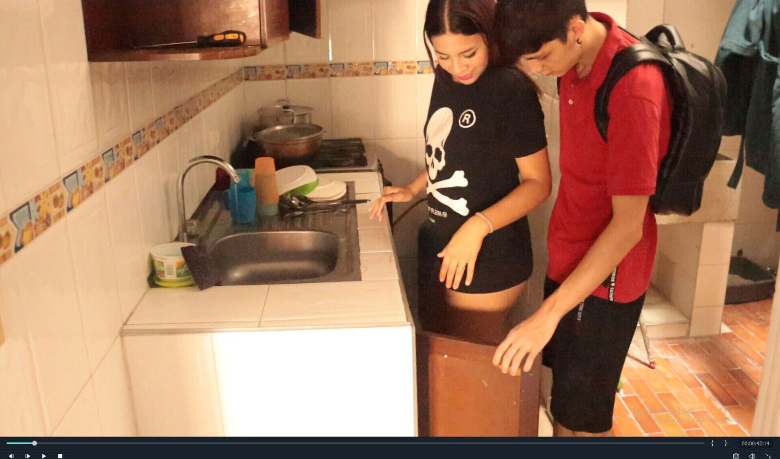 STEPSON ASKED STEPMOTHER FAVOR TOOK OPPORTUNITY GRAB FUCKED FAMILY-.