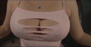 Big boobs flex and bounce