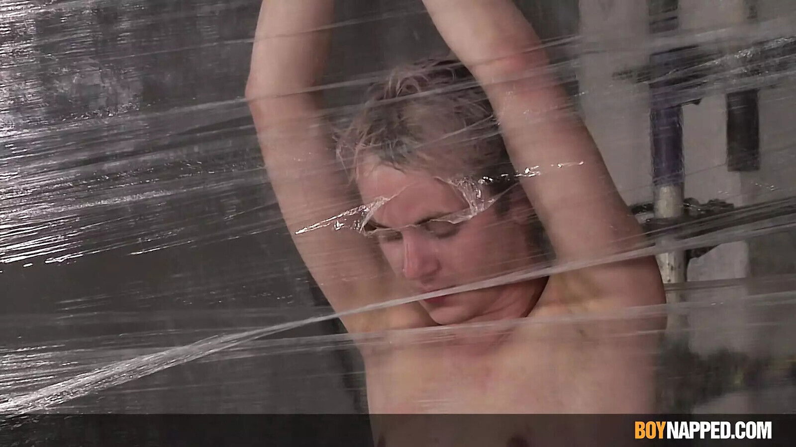 Dominant Xavier Sibley gives handjob bound Joey Valentine