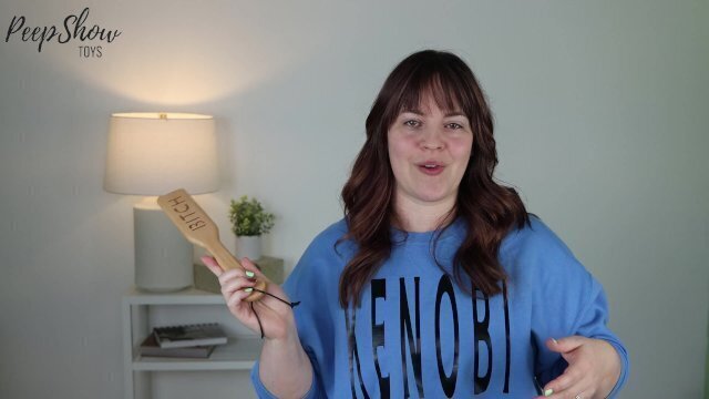 BDSM Paddle Review Spartacus 'Bitch' Wooden Zelkova Paddle Spanking