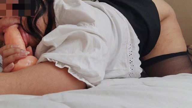 latina loves getting throat filled! Sloppiest head Deepthroat training Sunshine