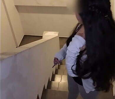 couple public. Stepdaughter sucks stepfather'_s dick street. terrace building. Blowjob public, outside doors. Part Slutty teen playing with penis outdoors. risk turns