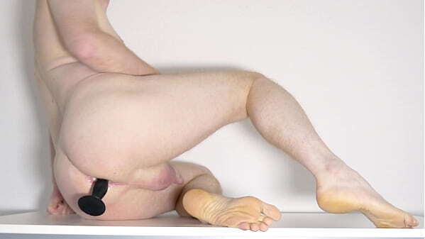 Nude Black Dildo Cumshot