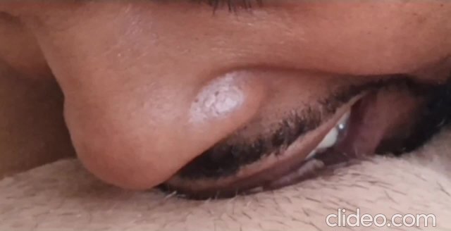 Horny teen's clit throbs while getting ate to orgasm!