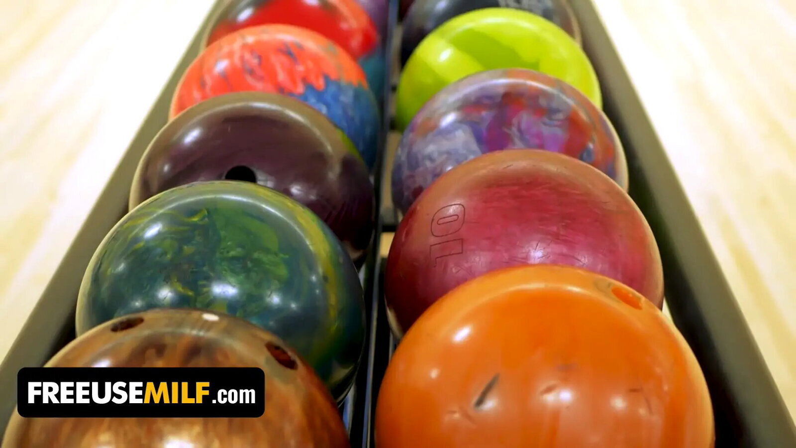 Mom & Step-Daughter get fucked while bowling