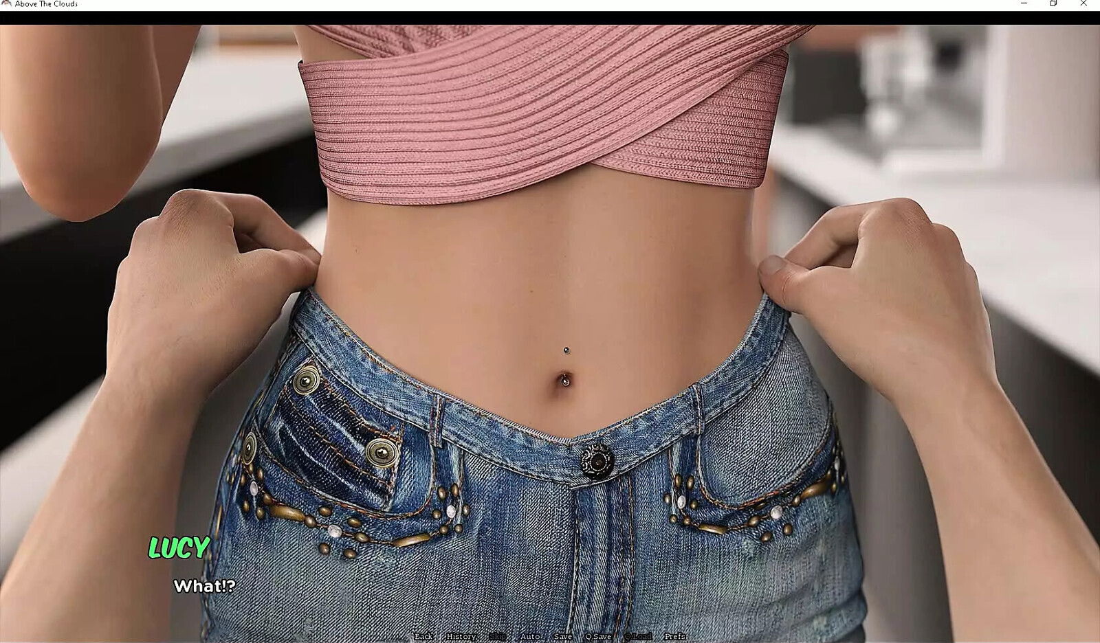 Above clouds-Hot ebony gets fucked