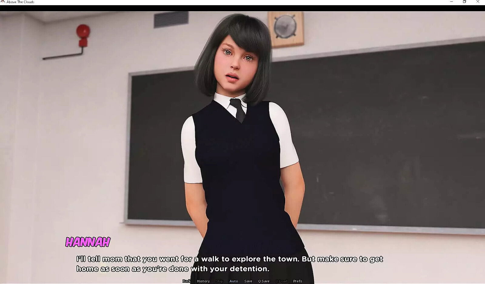 Above clouds-The little maid knows please with