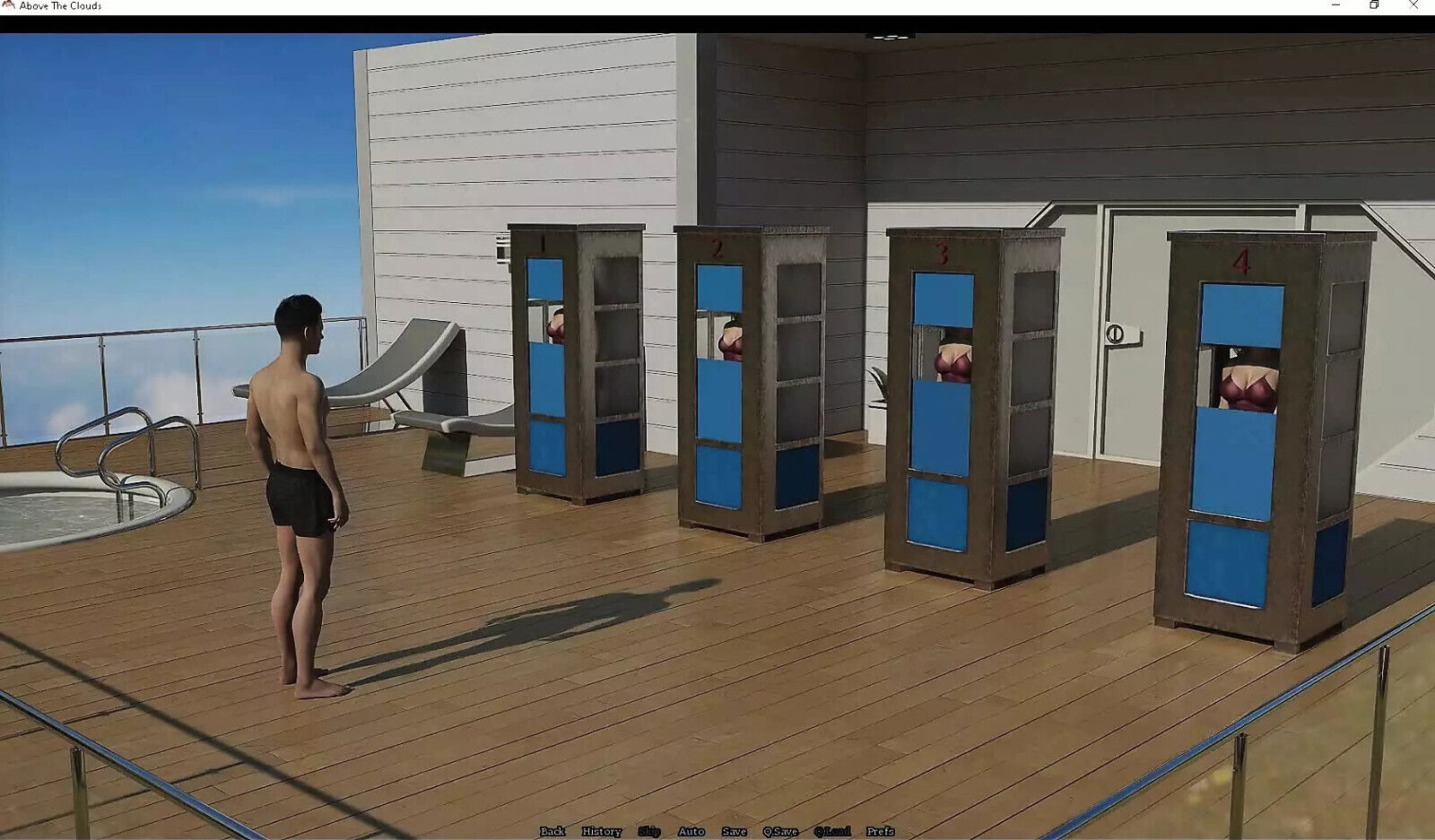 Above clouds-Hot blonde rides