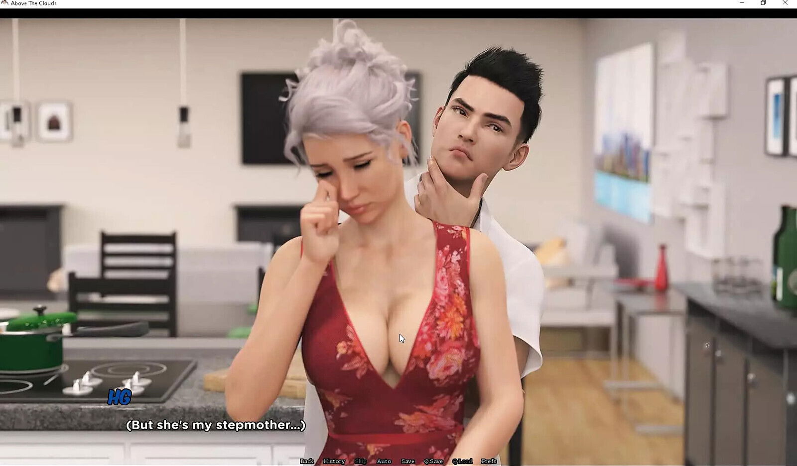 Above clouds-Big Latina Struggles Thick