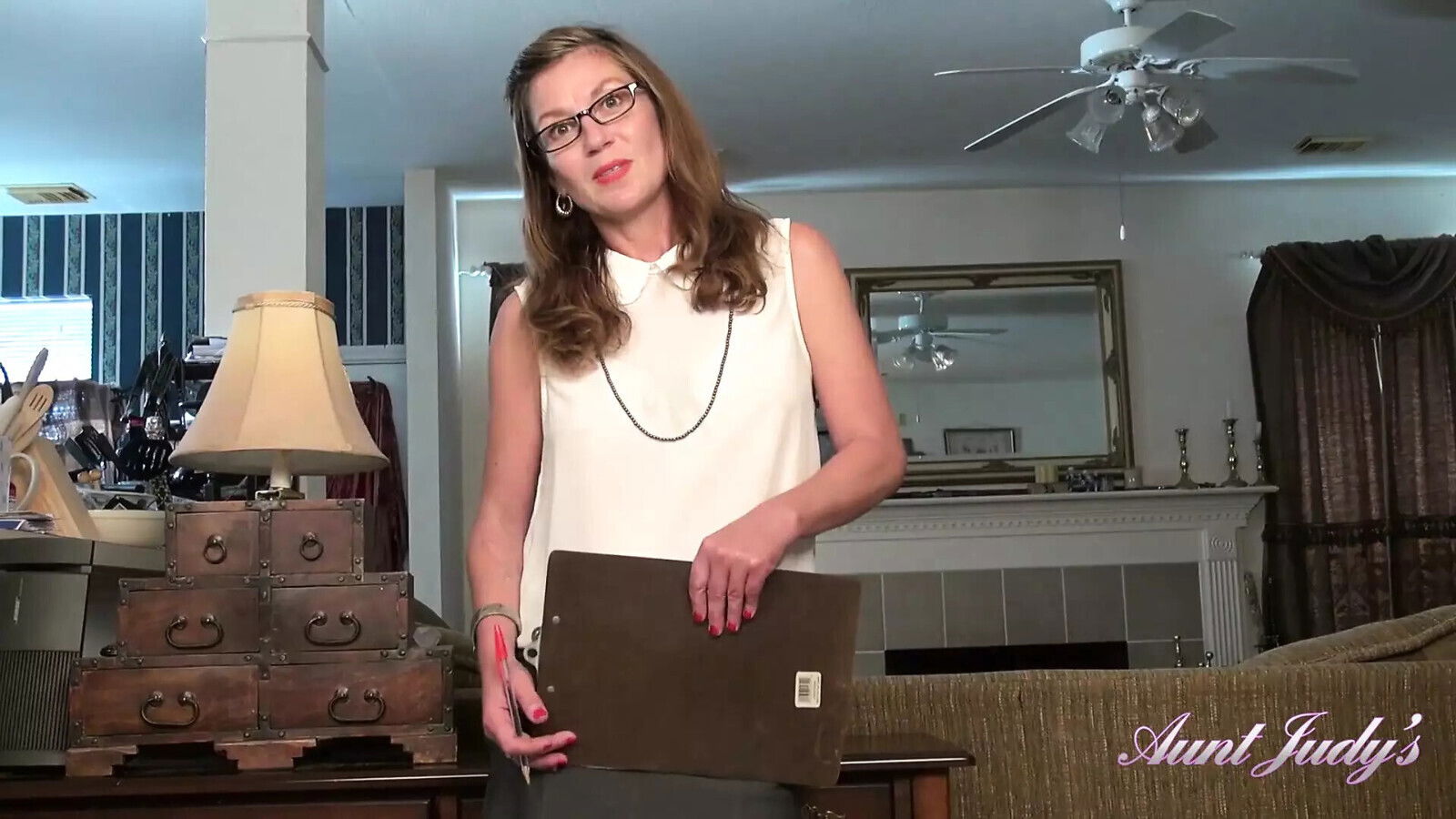 AuntJudys Horny Hairy Pussy MILF Isabella your Secretary