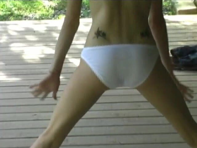 Fullback panty tease