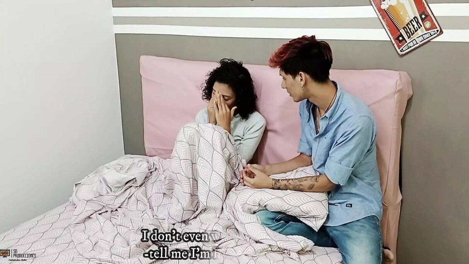 stepbrother helps with ex-boyfriend's cuckold Porn Spanish