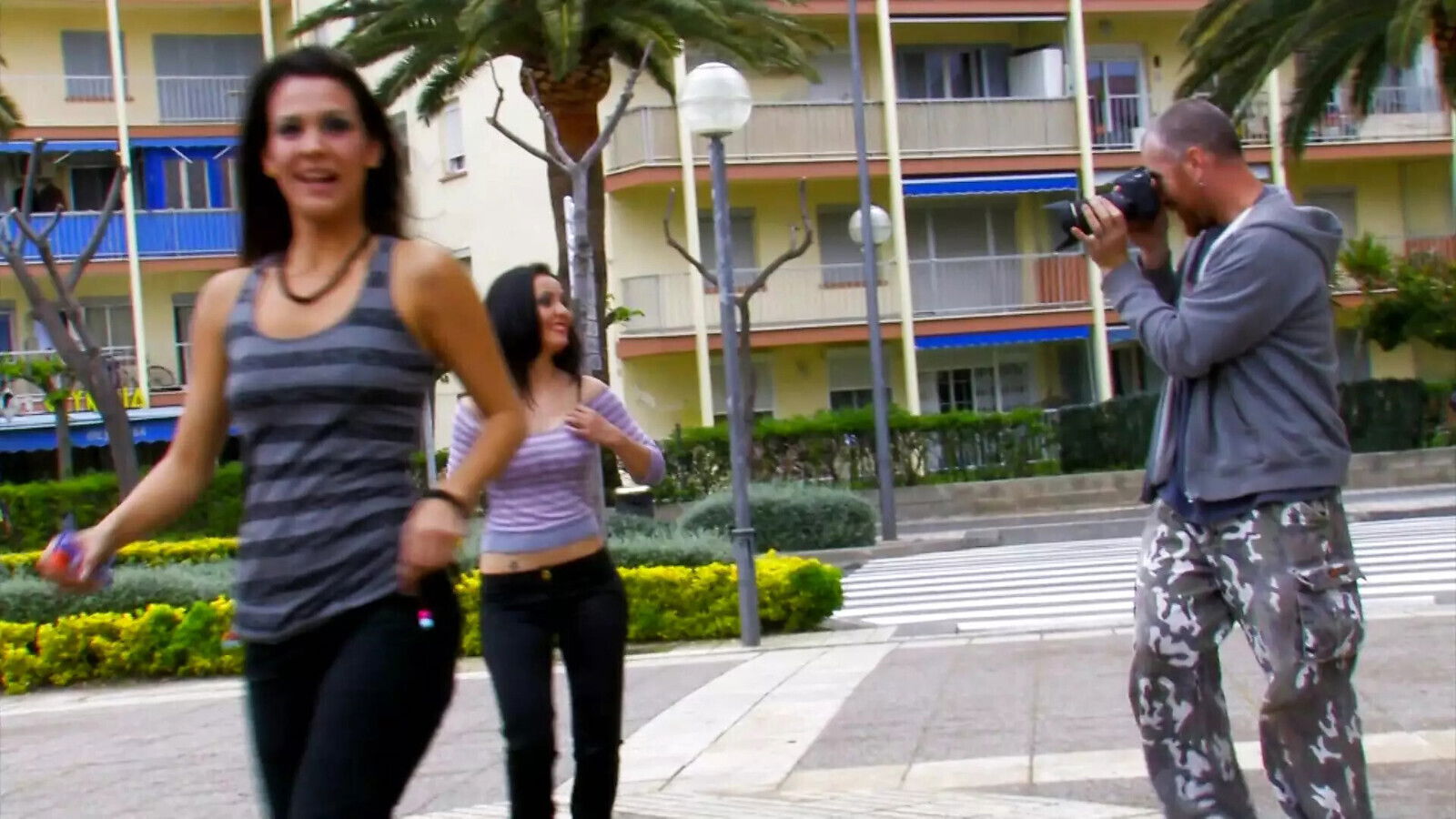 Brunette With Bounces Hard