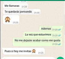 Quiero cojas otra ella enterar parte