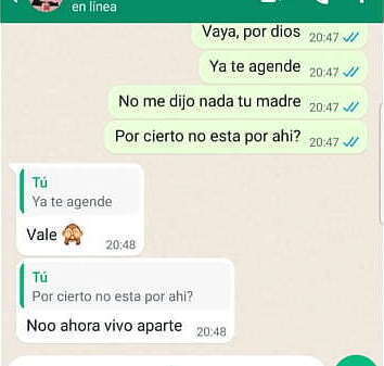 Quiero cojas otra vez, ella enterar