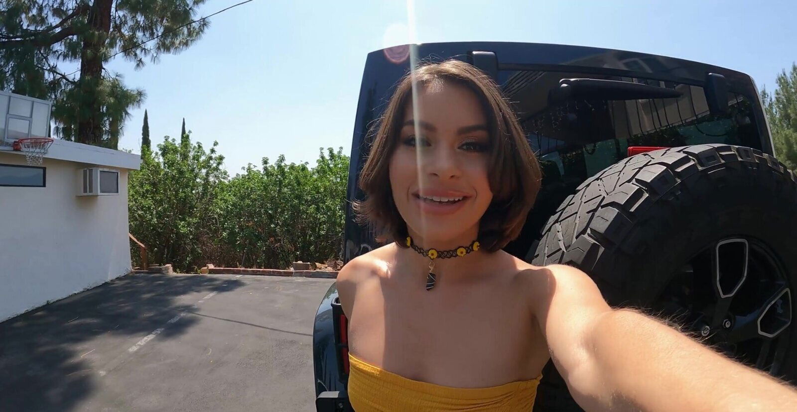 Brunette Nicole moans while getting penetrated hard