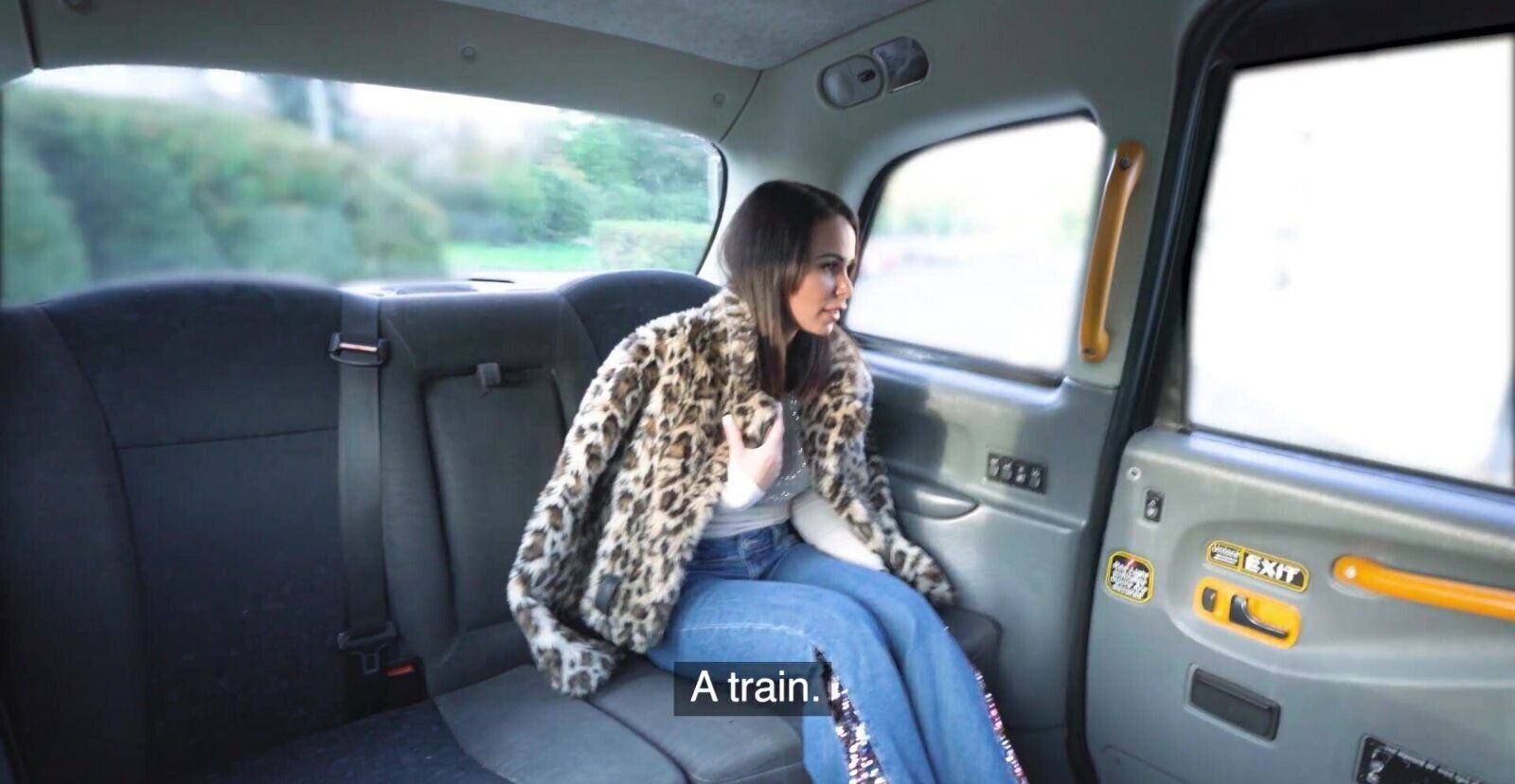 Jessy with natural moans while getting fucked