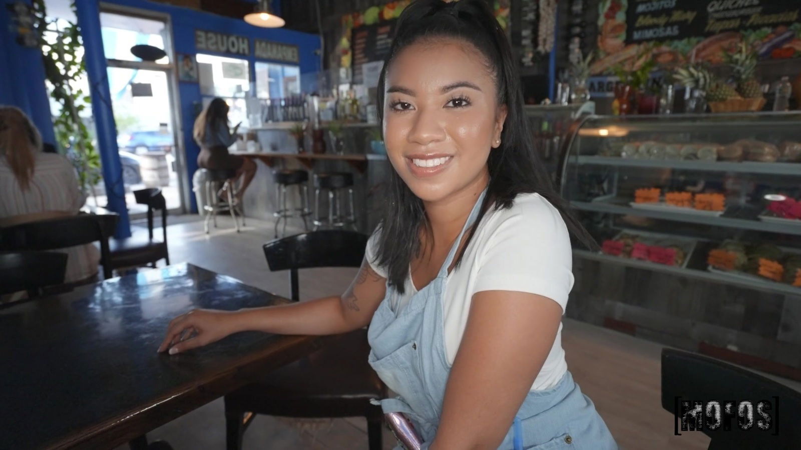 Quickie fucking local restaurant with Asian Ameena Greene