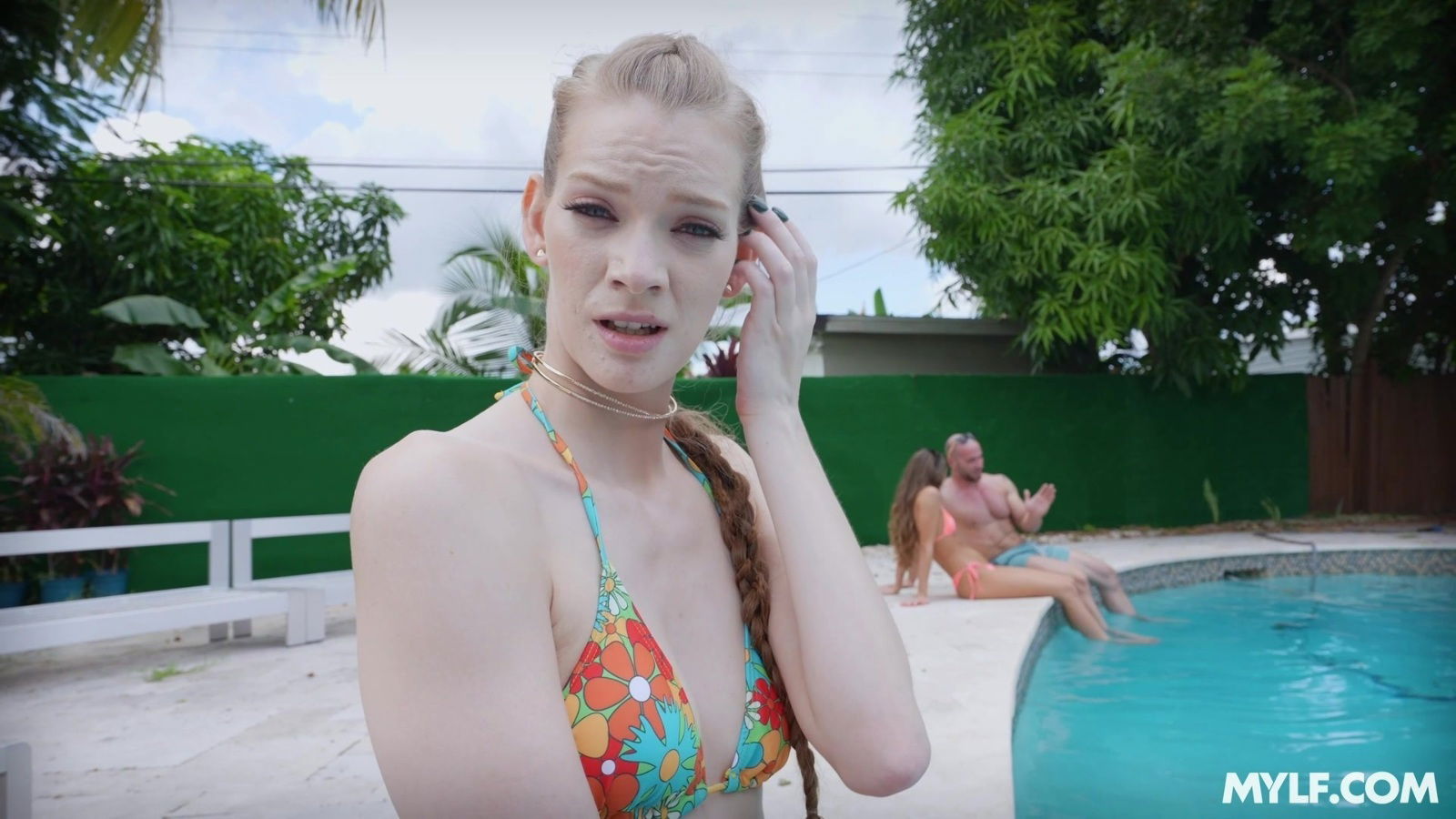 Skinny chick Mackenzie Mace invited Erin Everheart group