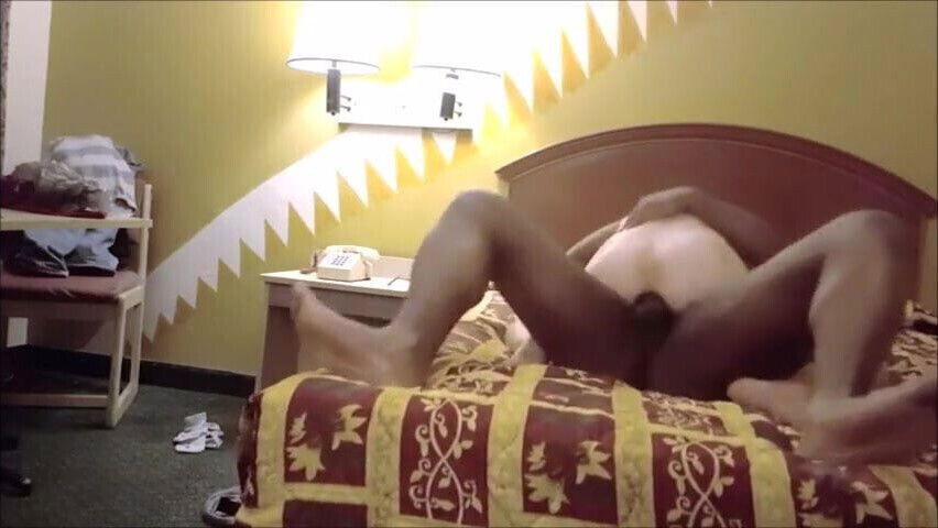 Interracial fuck while watching South Park