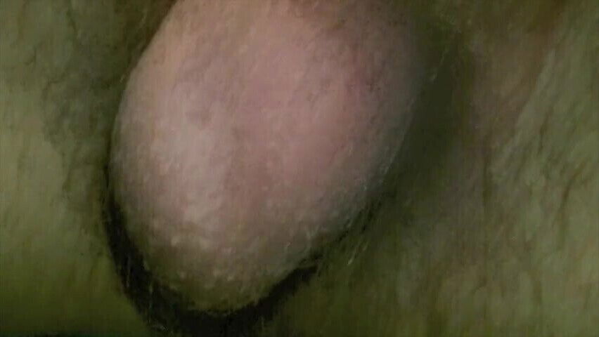 Chubby straight slo-mo wanking cumshot)