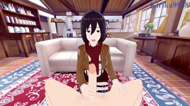Mikasa Ackerman have intense bedroom. Attack Titan Hentai