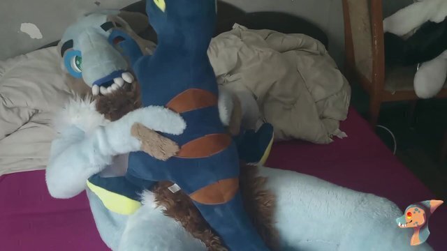 humping dino plush