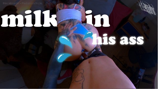 leche culo hermanastra