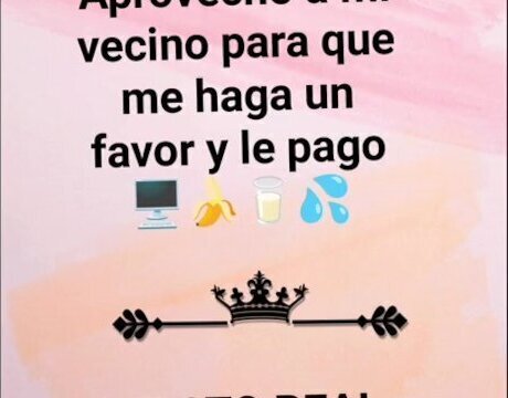 APROVECHO VECINO ARREGLE SACO LECHE