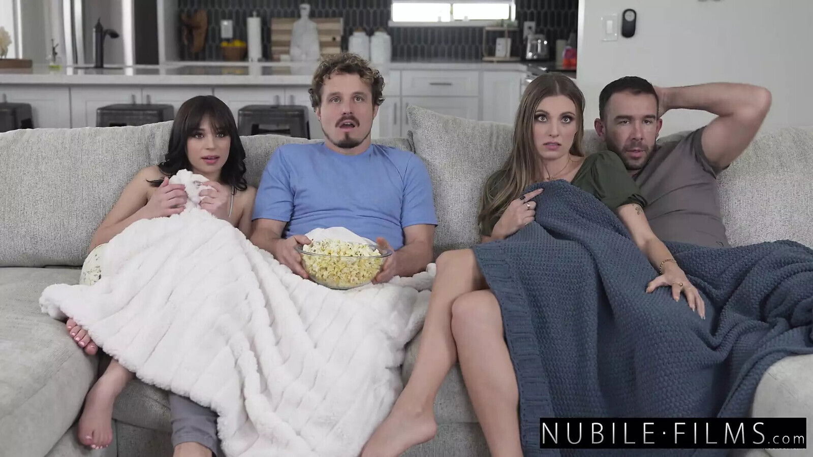 Scary Movie Night with Valencia Kenzie Love turns into Steamy Session S44:E11