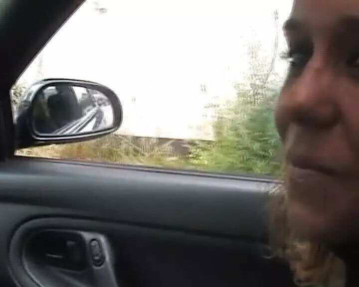 Wild blonde chick from Germany gets face covered with warm