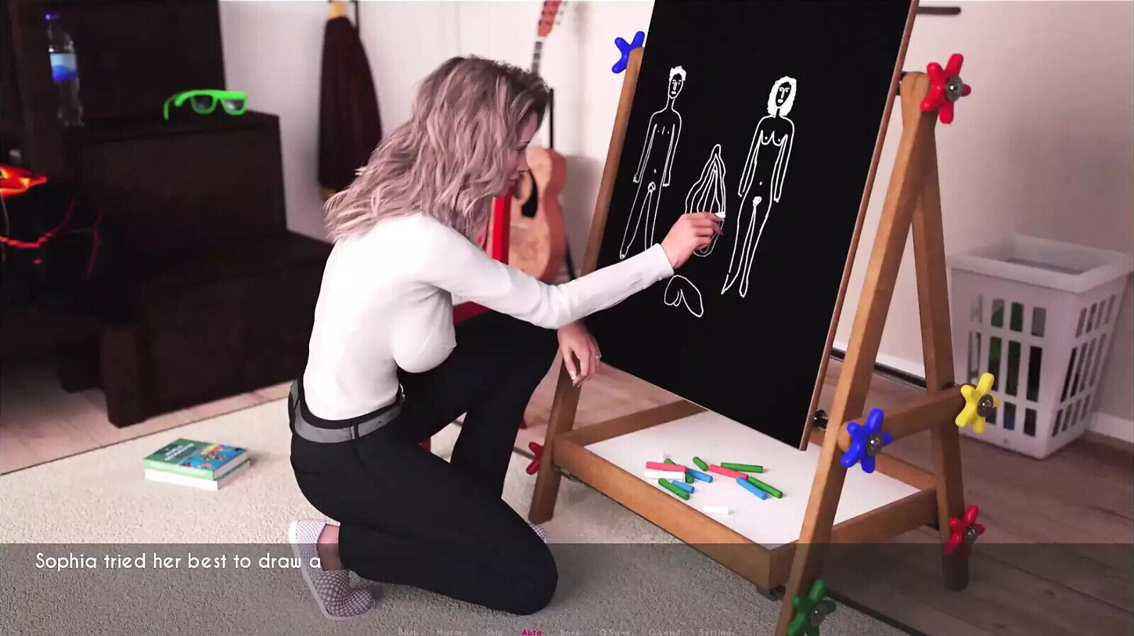 Sex-Ed Sophia taught guys basics