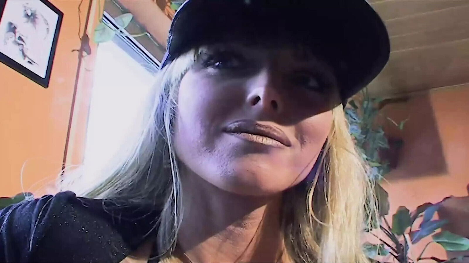 busty blonde MILF from Germany playing with small dong