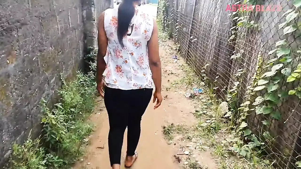 Miss pussy fucked after good walk around