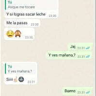 novia prueba leche cuenta encanta