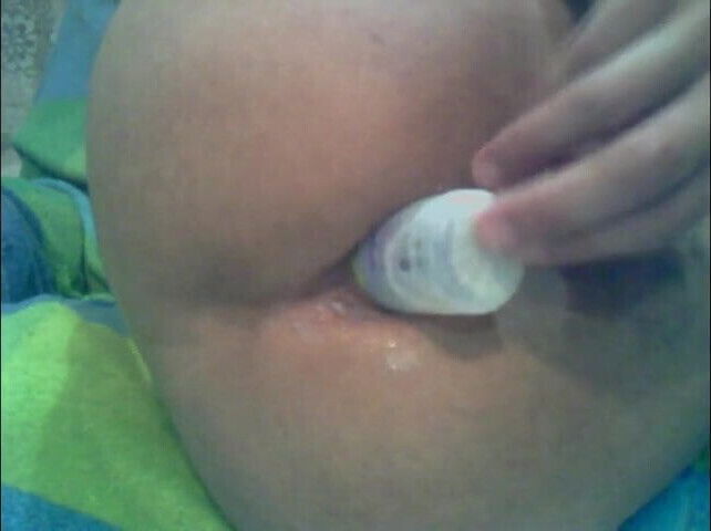 training butthole small dildo deep